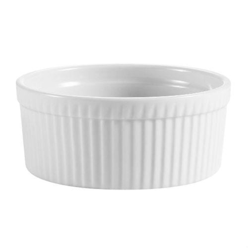 64oz Souffle Dish – White
