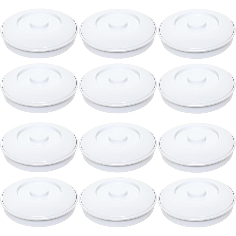 8-1/4 Tortilla Server with Lid Melamine Set of 12 – Tortilla/Pancake Keeper Food Container Perfect for Keeping Tortillas Pancakes and Waffles Warm Dishwasher Safe