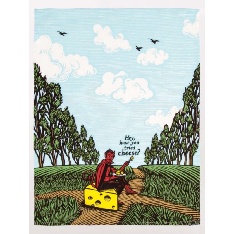 BlueQ Printed Dish Towel – Have You Tried Cheese