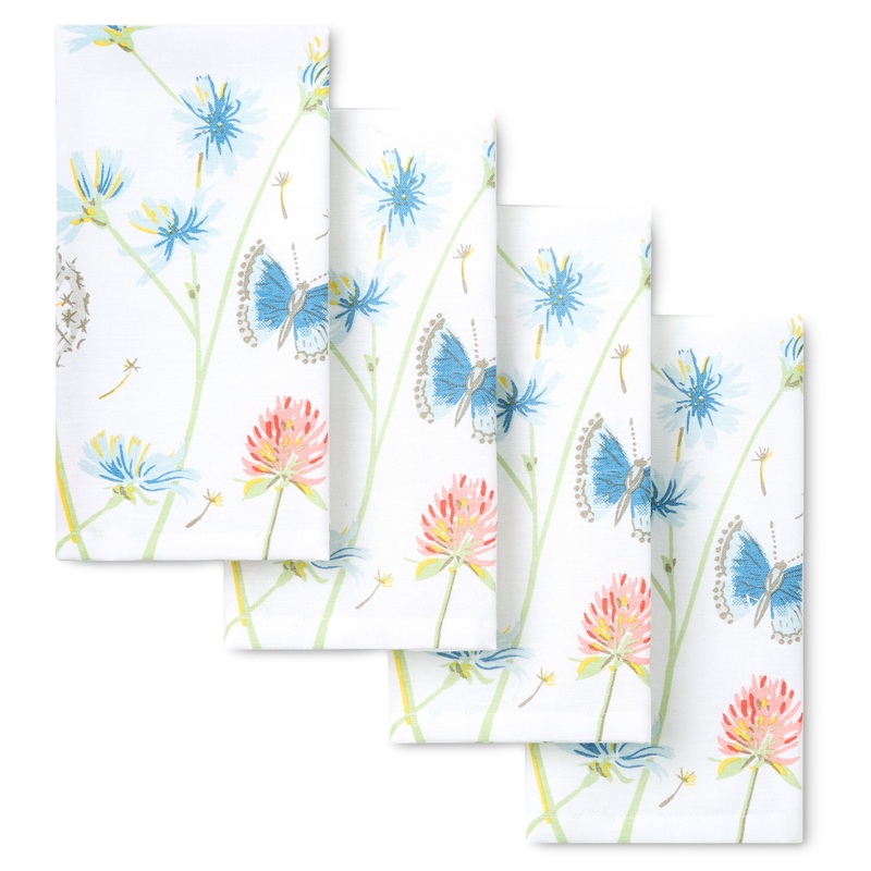 Breezy Floral Napkin Set of 4