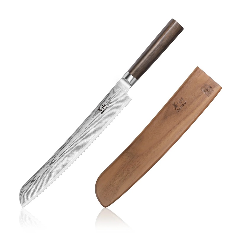 Cangshan Haku 9″ Bread Knife w/ Sheath