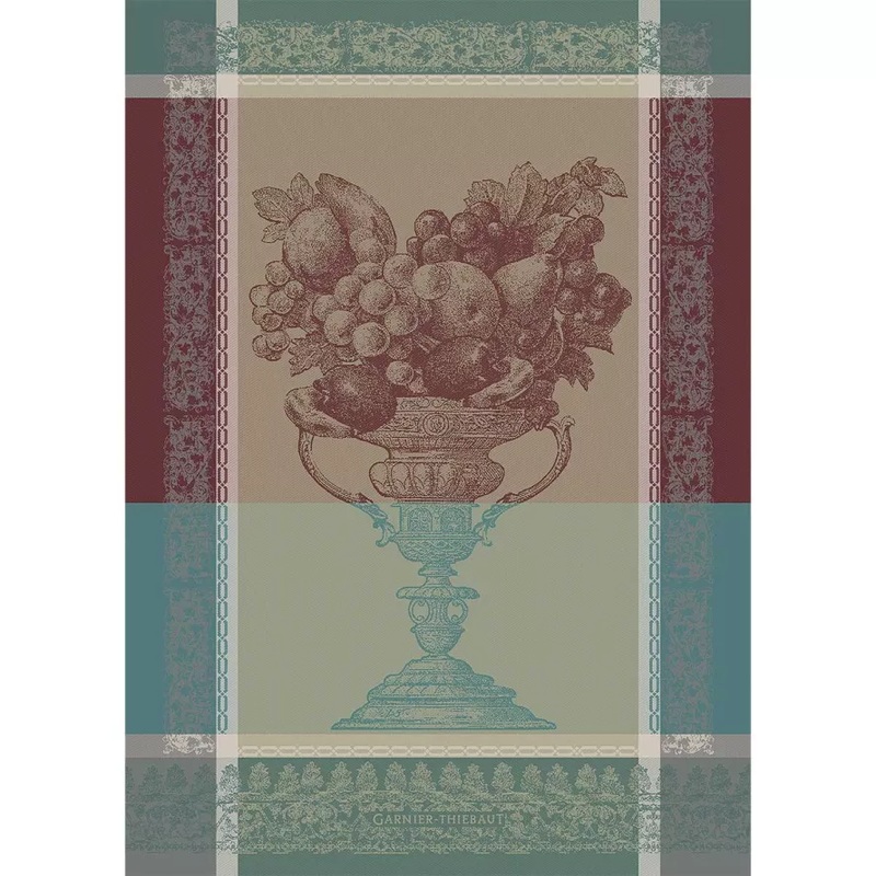 Garnier Thiebaut Coupe Fruits Kitchen Towel Bordeaux