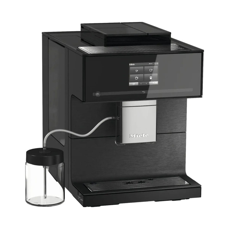 Miele CM7750 CoffeeSelect Super Automatic Countertop Coffee & Espresso Machine (Obsidian black)