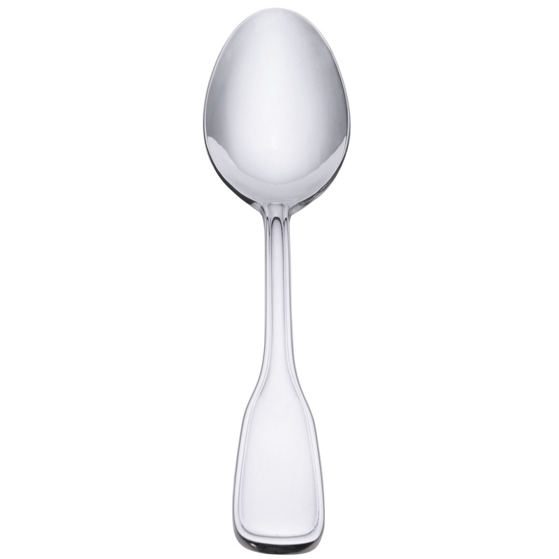 Oneida B167SDIF Stanford 8 1/8″ 18/0 Stainless Steel Heavy Weight Tablespoon / Serving Spoon – 12/Pack