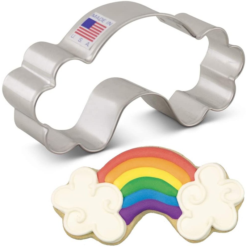 Rainbow Cookie Cutter, 4”