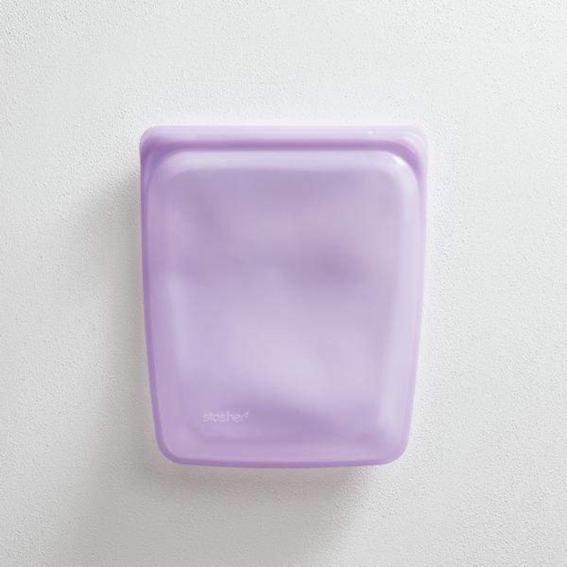Stasher Reusable Silicone Half-Gallon Bag Purple