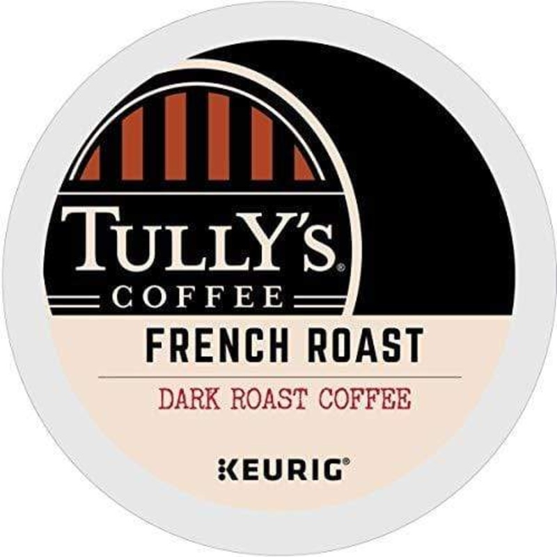 Tully’s Coffee French Roast K-Cup Coffee – 24 Count Box