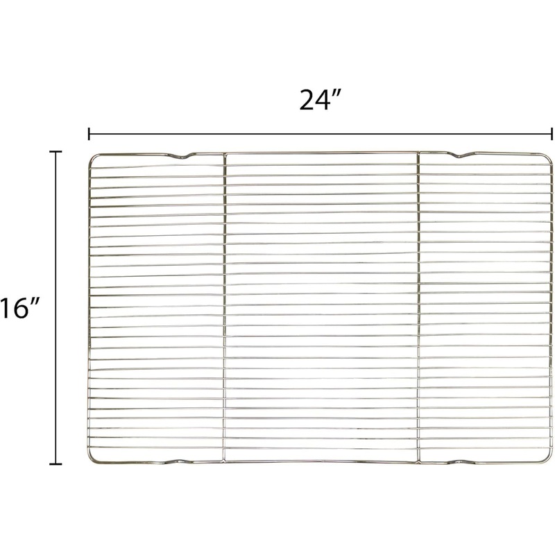 Wire Cooling Rack with Built-in Feet Chrome Plated- Cooling Rack for Baking Heavy Duty Baking Rack Cooling Rack Cookie Rack for Baking Home Cafes and Restaurants