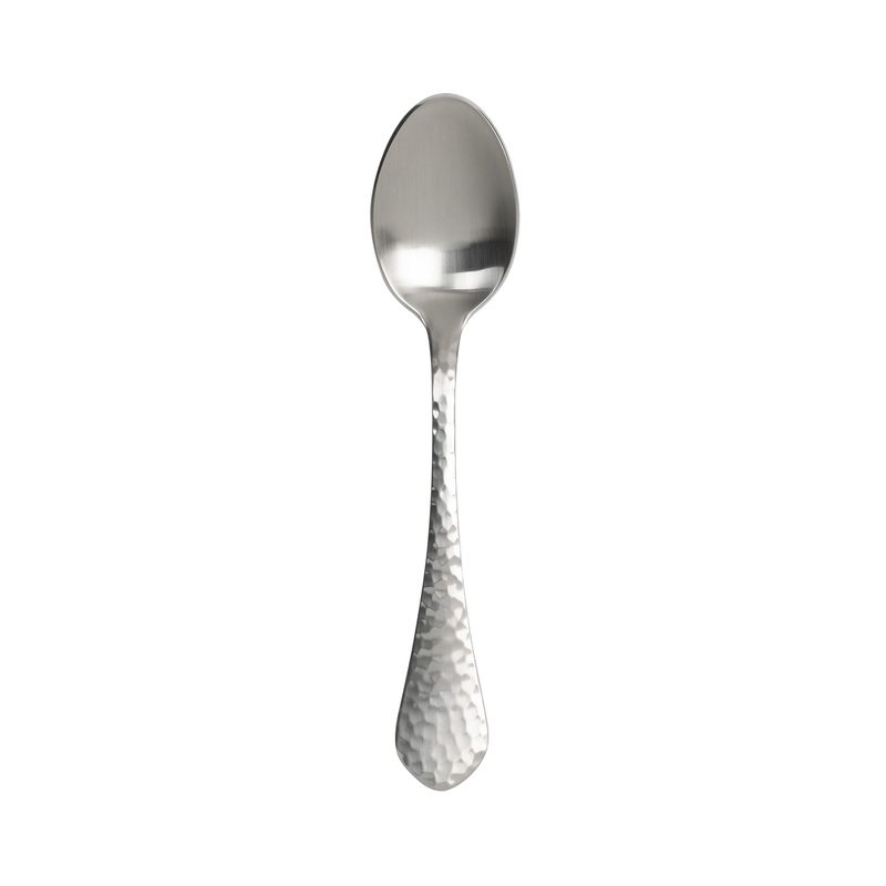 Arcoroc FM628 Stone Satin 6″ 18/10 Extra Heavy Weight Stainless Steel Teaspoon by Arc Cardinal – 12/Pack