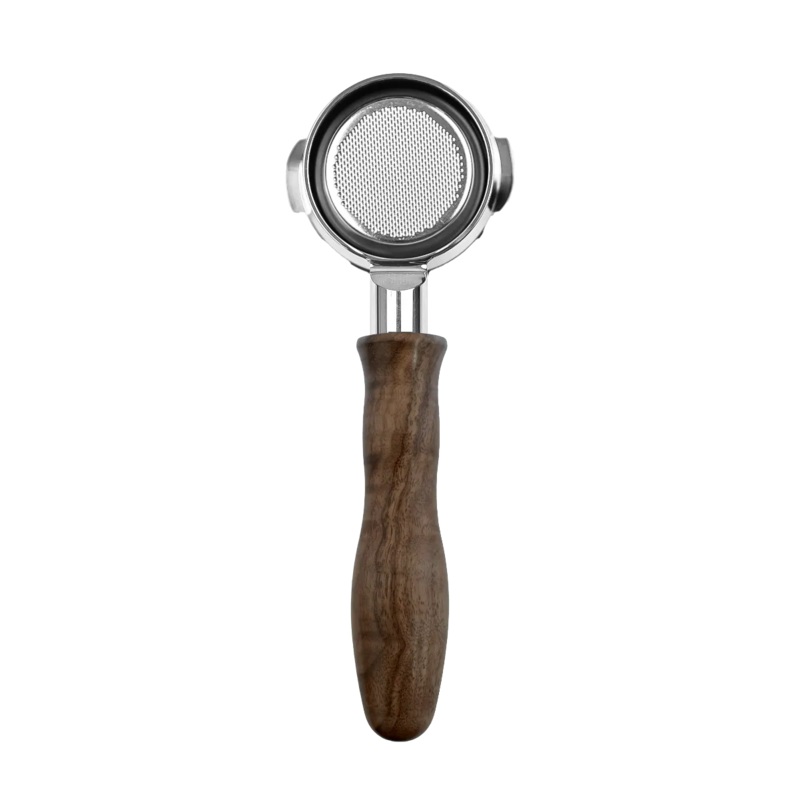 HCS Bottomless Portafilter (Brown Wood)