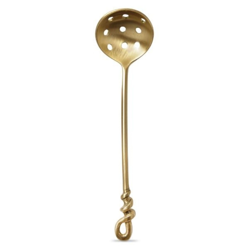 Olive Spoon – Antique Brass