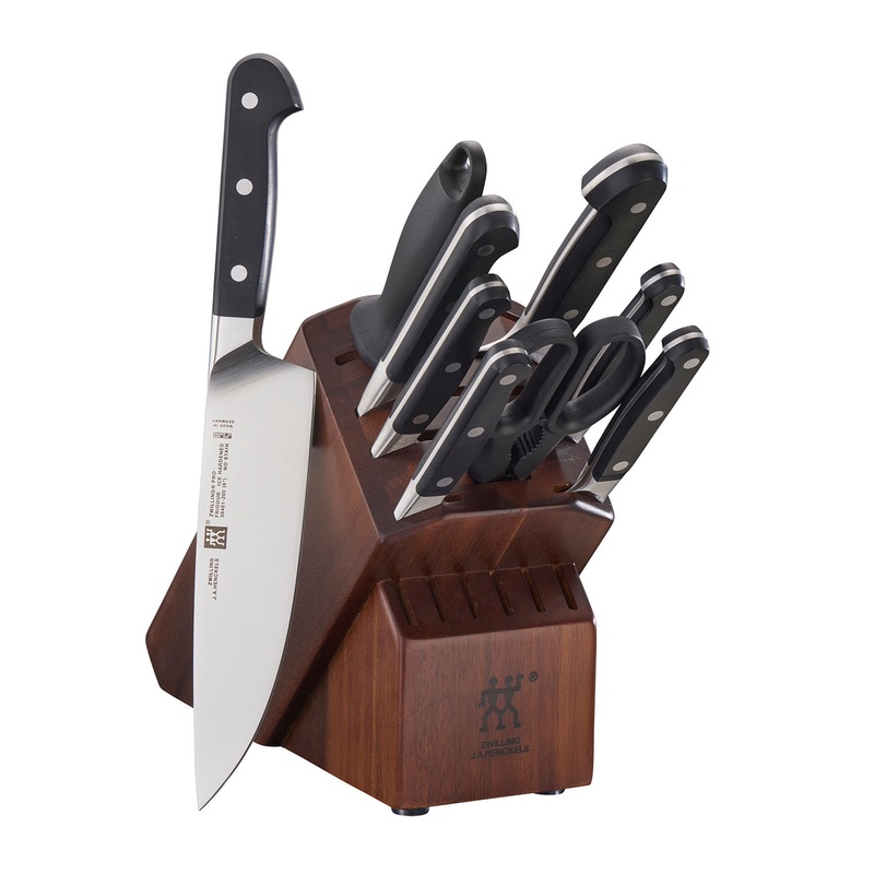 Zwilling Pro 10-pc Knife Block Set, Acacia