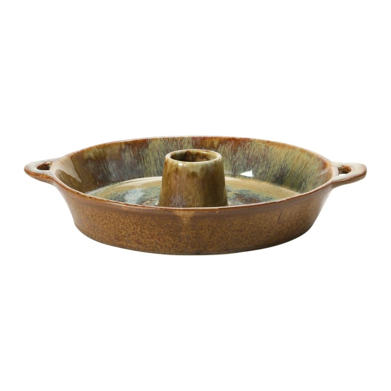 Dish w/Toothpick Holder