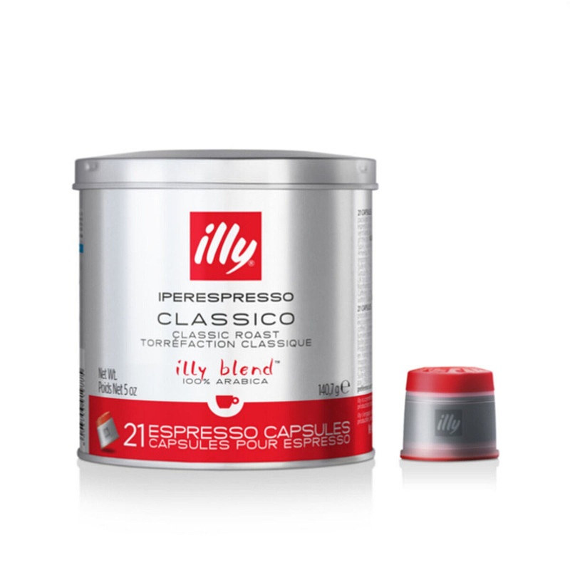 Illy Iperespresso Classico Medium Espresso Capsules (21 Ct. Tin)