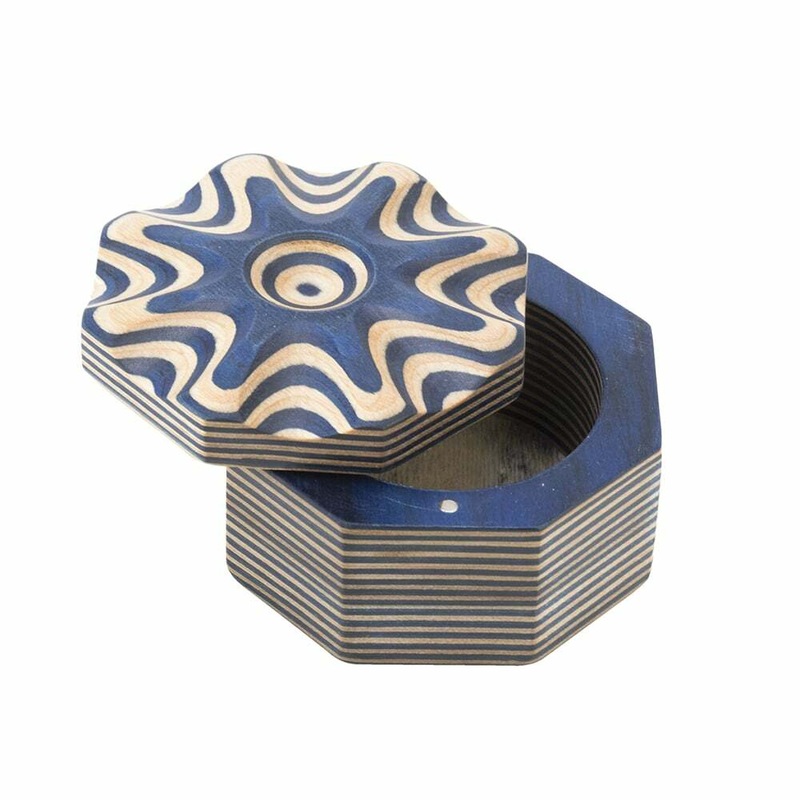 Island Bamboo Salt Box – Blue