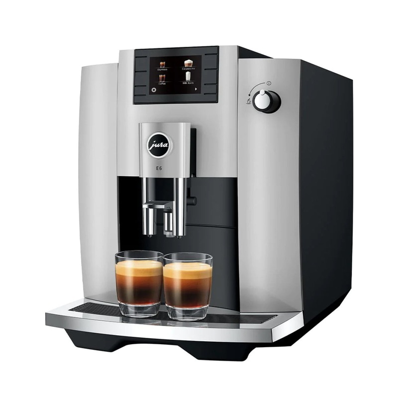 Jura E6 Superautomatic Espresso Machine – Platinum – Open Box