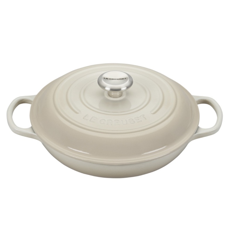 Le Creuset 5 Qt Signature Braiser – Meringue