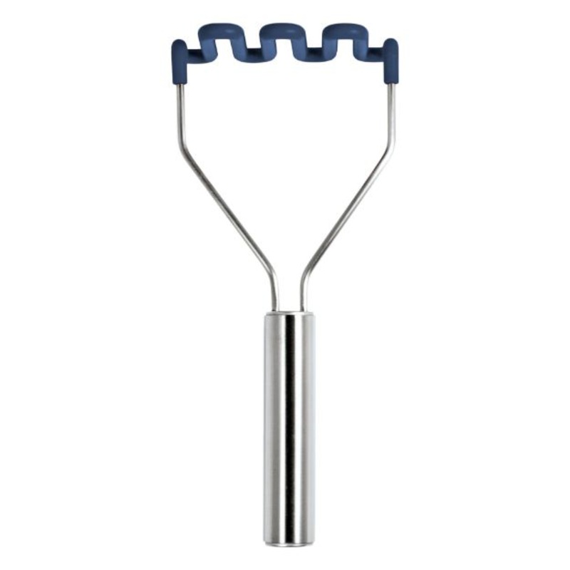 Tovolo Silicone Potato Masher SS Handle Deep Indigo