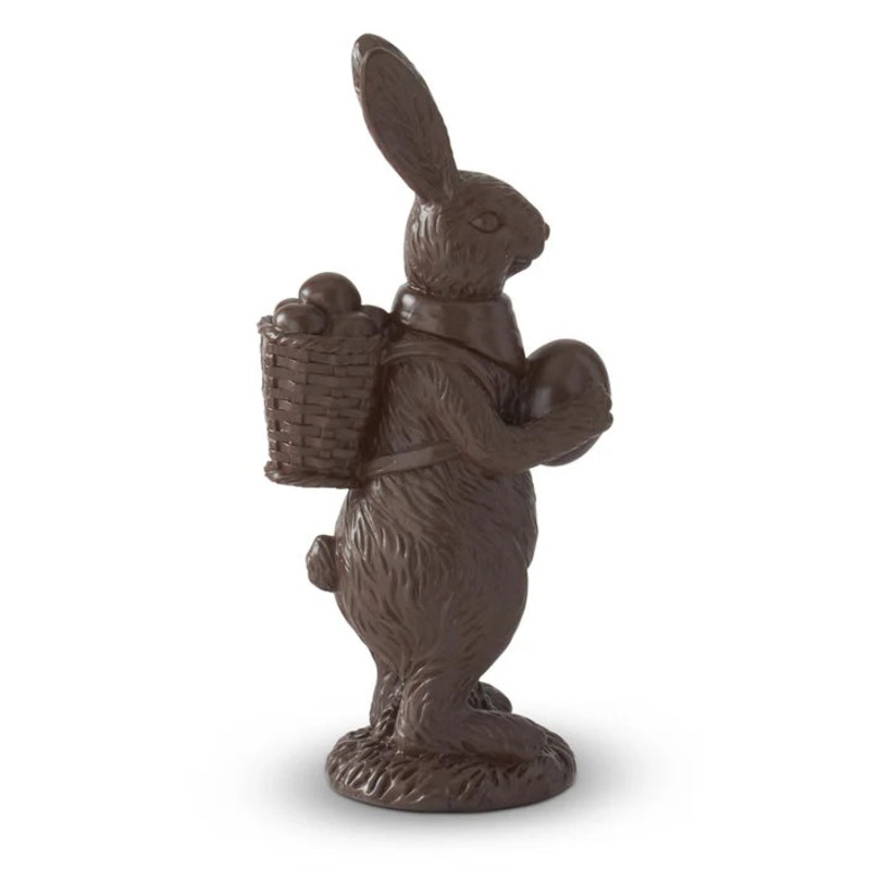 9.5 Inch Resin Chocolate Easter Bunny