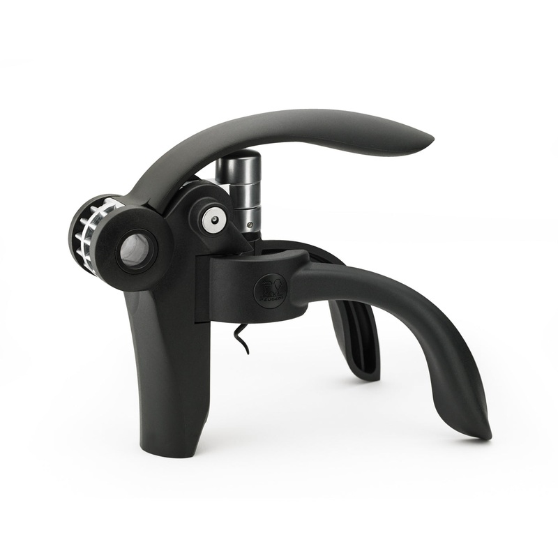 Peugeot Baltaz Dark Lever Corkscrew and Foil Cutter – Black – 14cm/5.5″