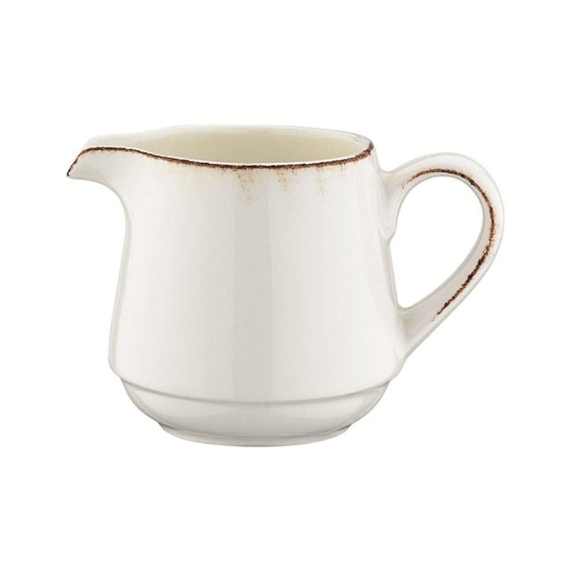 Retro dia.1.75″ h:2″ 3 oz. Round Decorated Porcelain Creamer