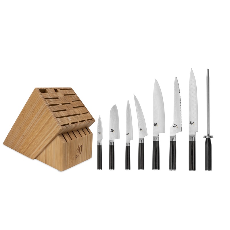 Shun Classic – 9 Pc. Chef’s Choice Knife Block Set