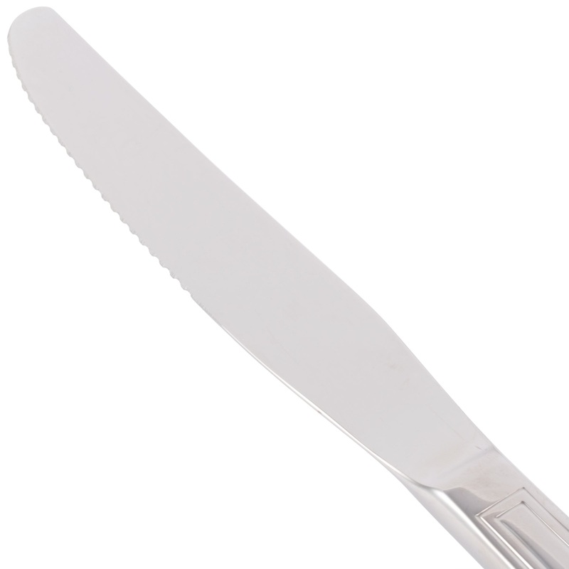 World Tableware 578 5502 Fairfield 9 3/4″ 18/0 Stainless Steel Heavy Weight Dinner Knife – 12/Pack