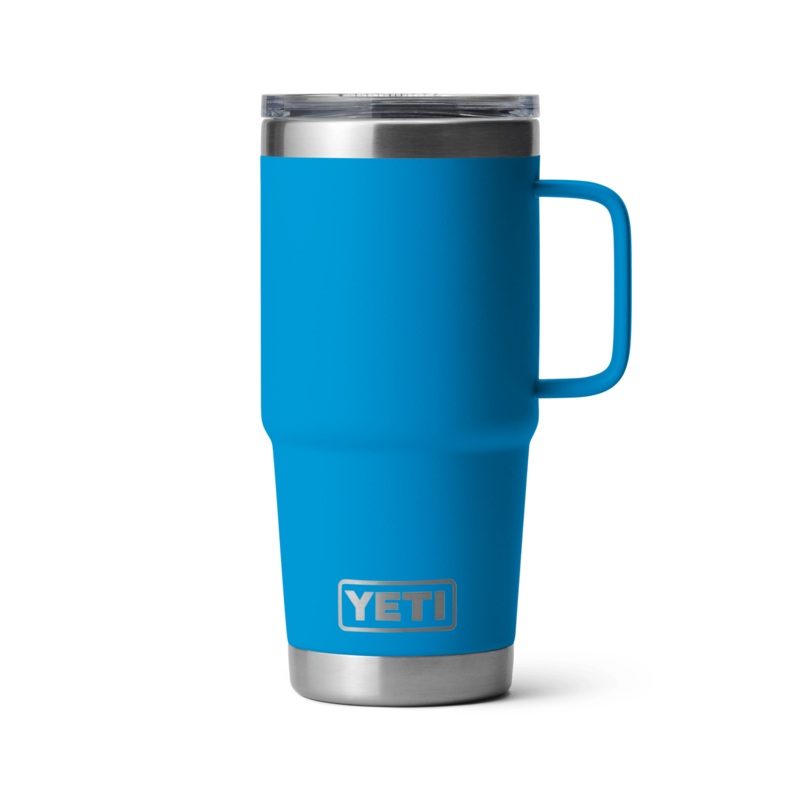 YETI Rambler 20 oz Travel Mug with Stronghold Lid – Big Wave Blue