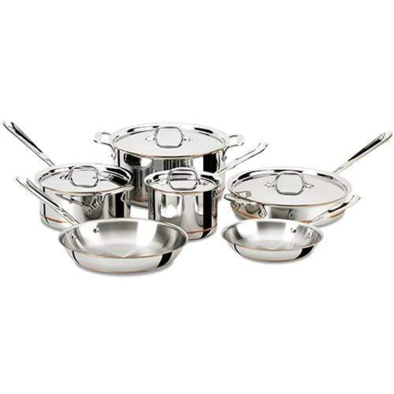 All-Clad Copper Core 10 Piece Cookware Set