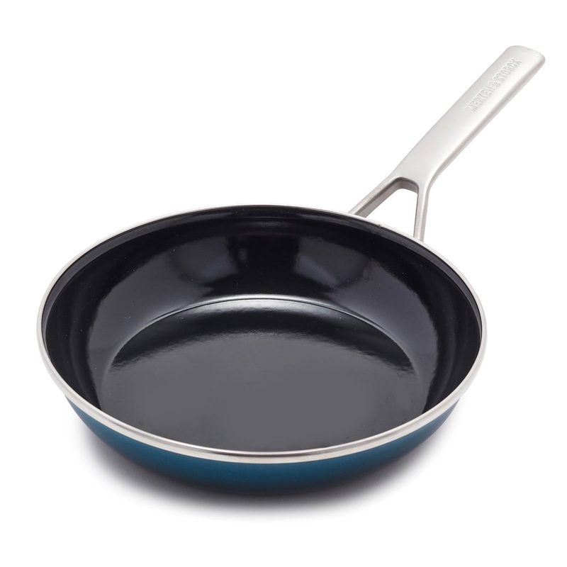 Merten & Storck Steel Core Enameled 9.5″ Frypan | Aegean Teal