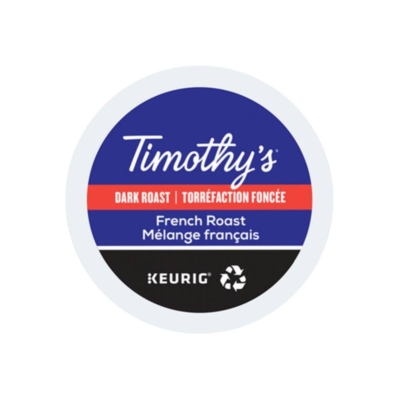 Timothy’s French Roast K-Cup Recyclable Pods (Case of 96)