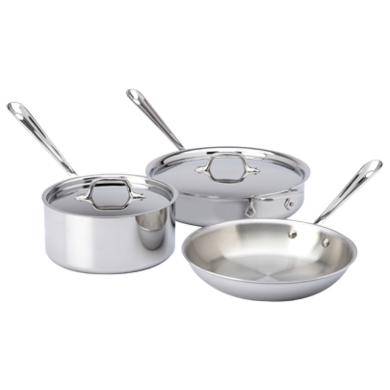 All Clad d3 – 5 Piece Set