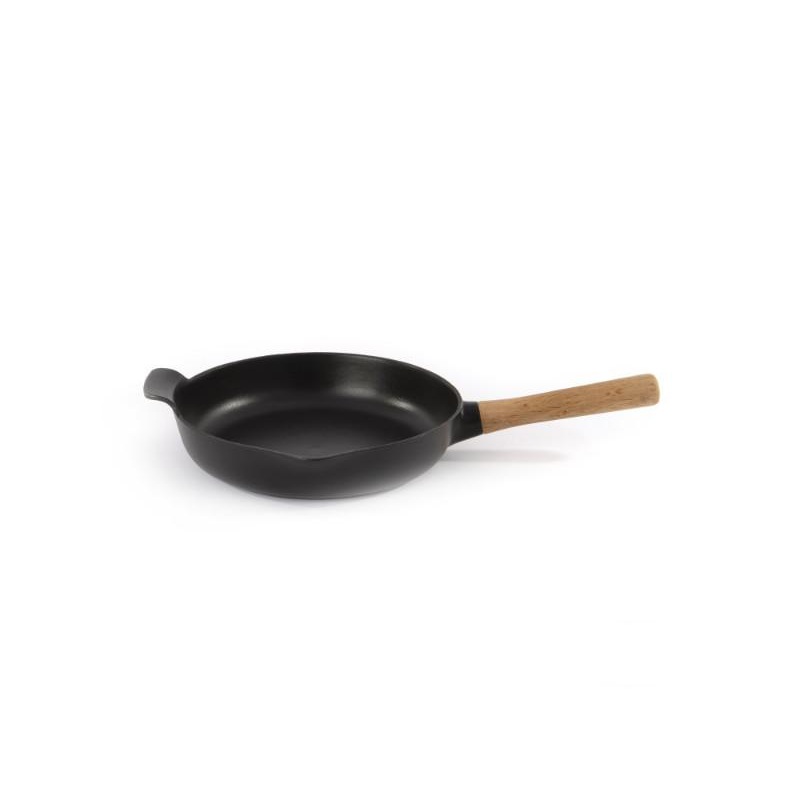 BergHOFF Ron 10.25″ Cast Iron Fry Pan 2.6Qt., Black