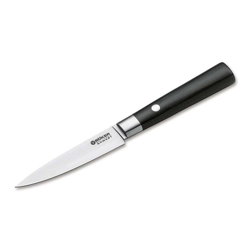 Boker Damascus Black 3.9″ Paring Knife