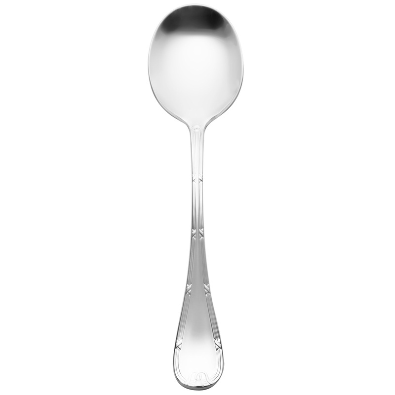 Chef & Sommelier T4809 Orzon 6 7/8″ 18/10 Extra Heavy Weight Stainless Steel Soup Spoon by Arc Cardinal – 12/Pack