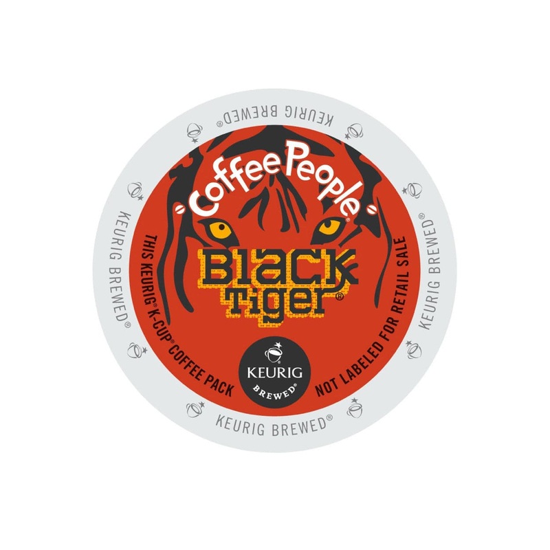 Coffee People Black Tiger Extra Bold K-Cup Pods (Box of 24)