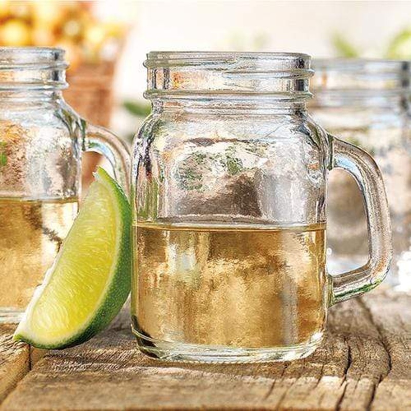 Del Sol 5 oz Mason Shooters (Set of 6)