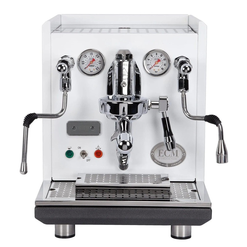 ECM Synchronika Espresso Machine – Dual Boiler w/ PID (Special Edition White)