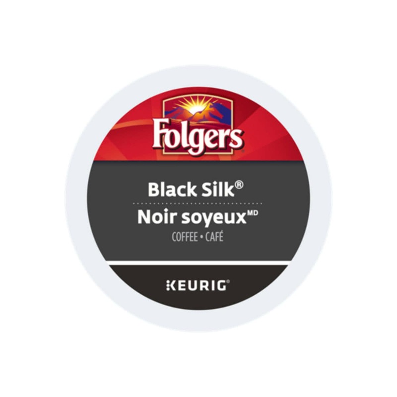 Folgers Gourmet Selections Black Silk K-Cup Recyclable Pods (Box of 24)