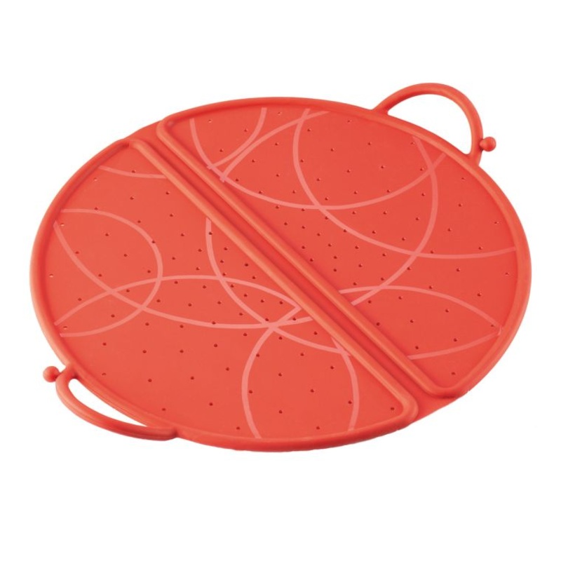 Kuhn Rikon Folding Splatter Guard 12in Red
