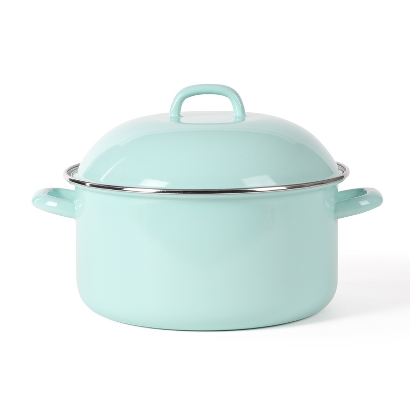 Martha Stewart 6-Quart Enamel on Steel Dutch Oven – Martha Blue