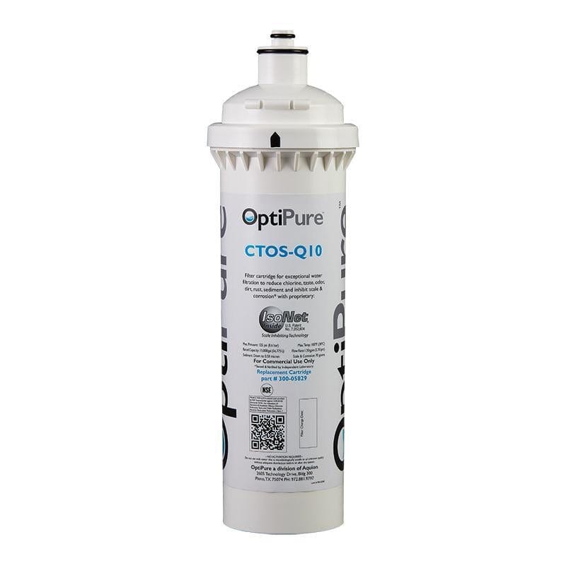 OptiPure CTOS-Q10 10″ Qwik-Twist Carbon Filter Cartridge + IsoNet