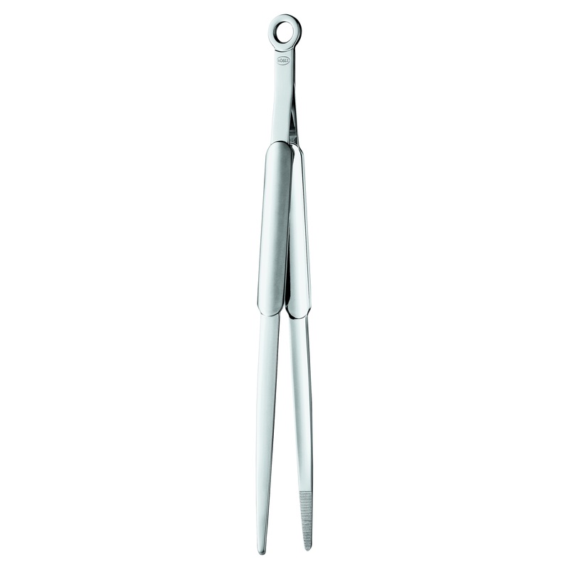 Rosle Stainless Steel Fine Tongs, 12-Inches