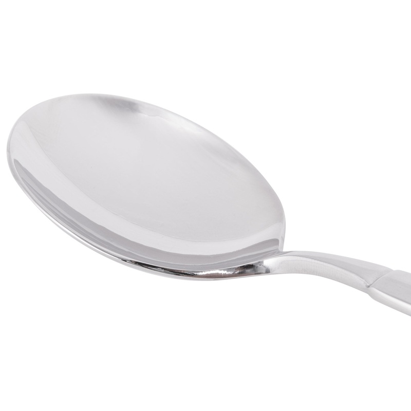 World Tableware 988 016 Zephyr 6 1/4″ 18/8 Stainless Steel Extra Heavy Weight Bouillon Spoon – 12/Pack