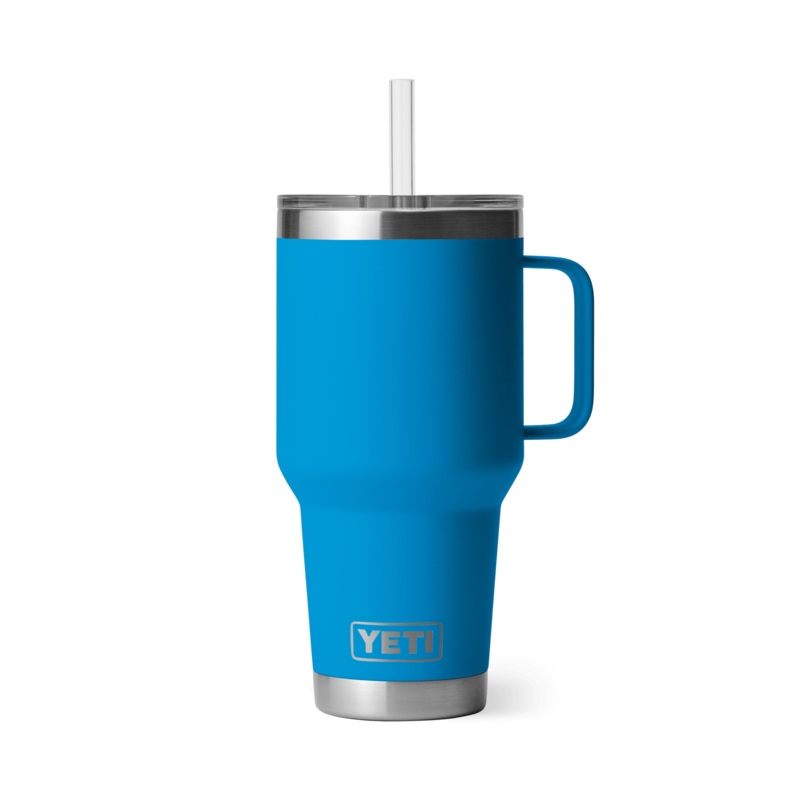 YETI Rambler 35 oz Mug with Straw Lid – Big Wave Blue