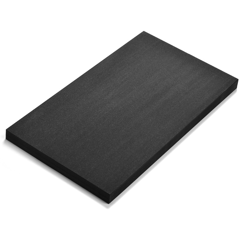 Asahi Black Professional Rubber Cutting Board, 29.5 x 13″ (20mm)
