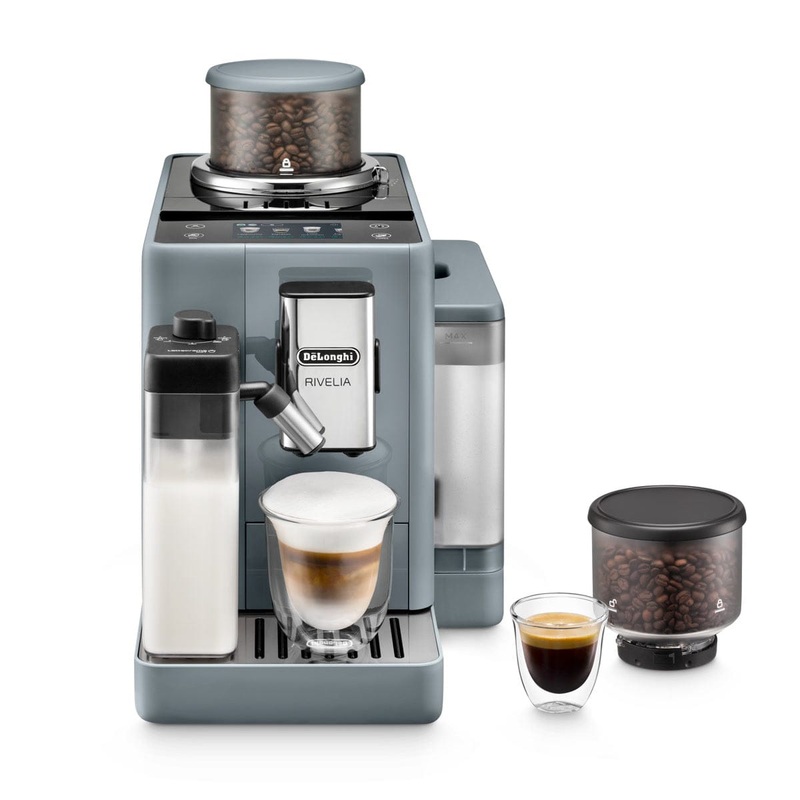 DeLonghi Rivelia Super Automatic Espresso Machine EXAM44055G (Pebble Grey)