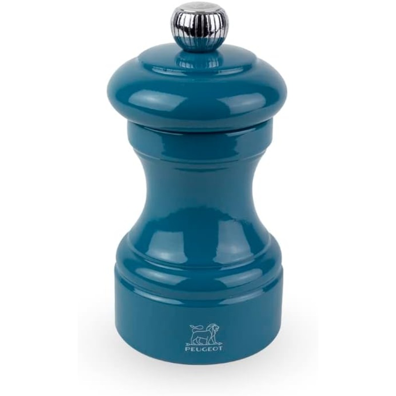 Peugeot Bistro Pacific Blue Lacquer Salt Mill – 10cm/4″