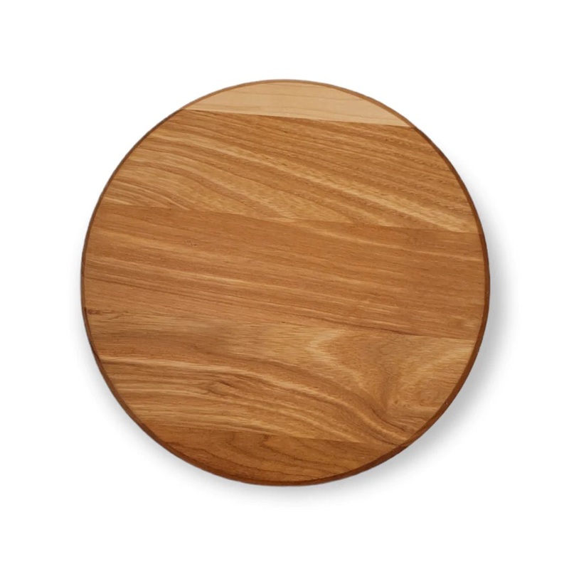 Solid Wood Round Trivet – 8″