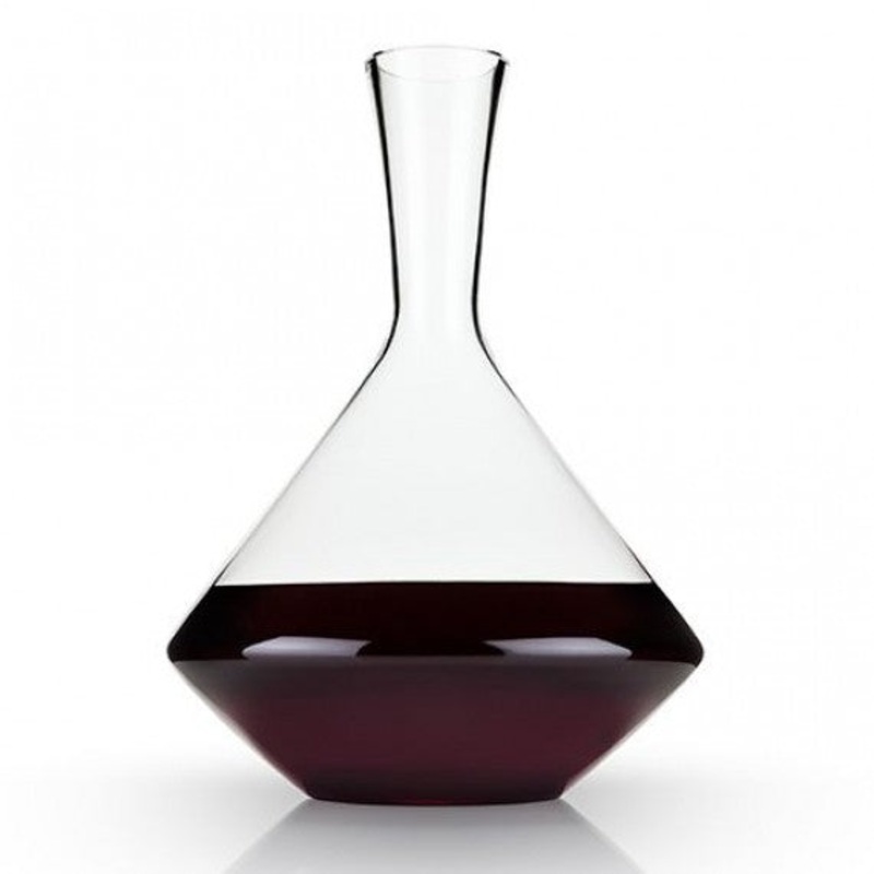 Angled Crystal Wine Decanter